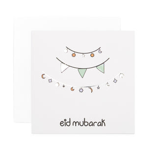 Eid Greeting Card - Bunting