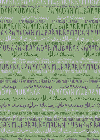 Ramadan Wrapping Paper - Date Trees